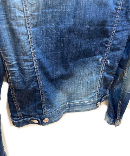 DSQUARED2（ディースクエアード）DSQUARED2 (ディースクエアード) デニムジャケット インディゴ サイズ:44の古着・服飾アイテム