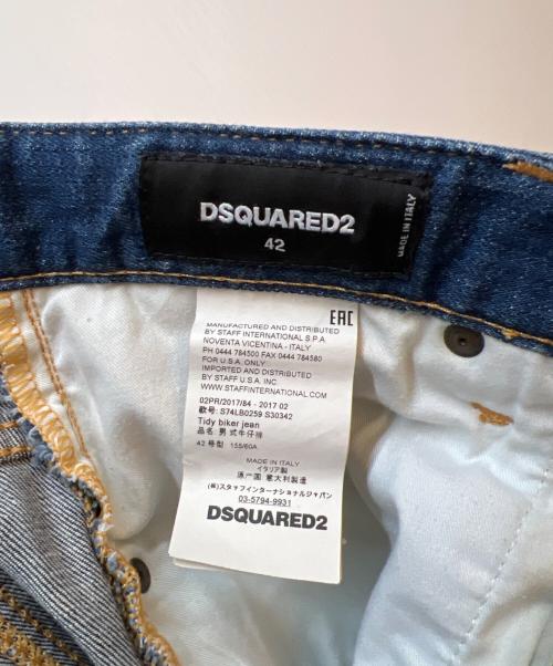 DSQUARED2（ディースクエアード）DSQUARED2 (ディースクエアード) デニムパンツ インディゴ サイズ:42の古着・服飾アイテム