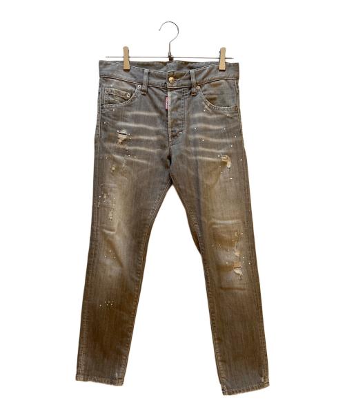 DSQUARED2（ディースクエアード）DSQUARED2 (ディースクエアード) デニムパンツ グレー サイズ:42の古着・服飾アイテム
