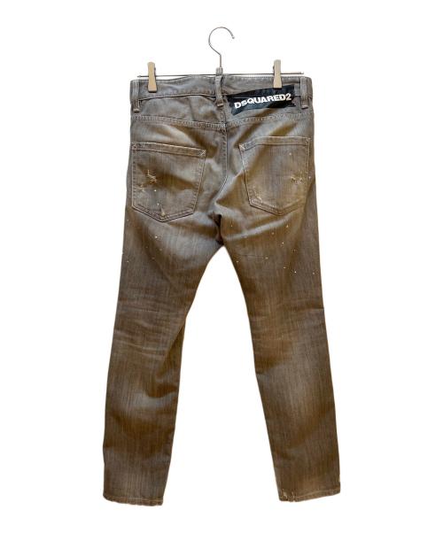 DSQUARED2（ディースクエアード）DSQUARED2 (ディースクエアード) デニムパンツ グレー サイズ:42の古着・服飾アイテム