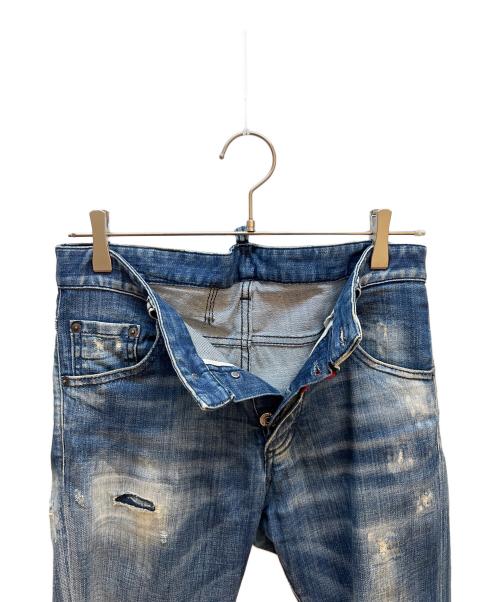DSQUARED2（ディースクエアード）DSQUARED2 (ディースクエアード) デニムパンツ インディゴ サイズ:42の古着・服飾アイテム