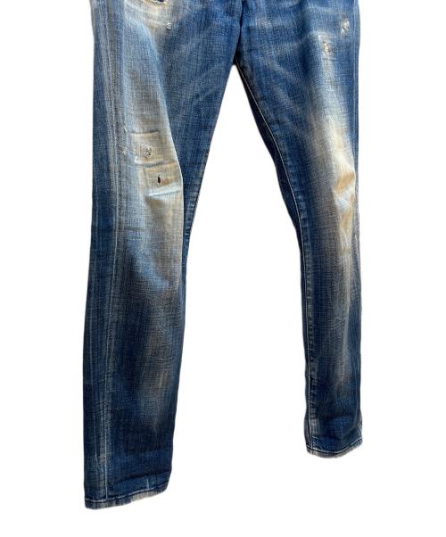 DSQUARED2（ディースクエアード）DSQUARED2 (ディースクエアード) デニムパンツ インディゴ サイズ:42の古着・服飾アイテム