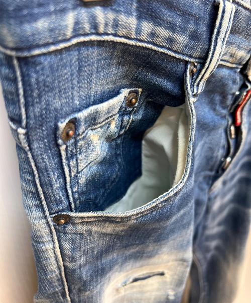 DSQUARED2（ディースクエアード）DSQUARED2 (ディースクエアード) デニムパンツ インディゴ サイズ:42の古着・服飾アイテム