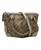 GUCCIグッチ）の古着「ハンドバッグ」｜ベージュ