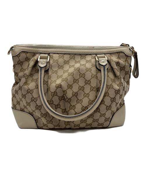 GUCCI（グッチ）GUCCI (グッチ) ハンドバッグ ベージュの古着・服飾アイテム
