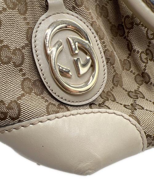 GUCCI（グッチ）GUCCI (グッチ) ハンドバッグ ベージュの古着・服飾アイテム
