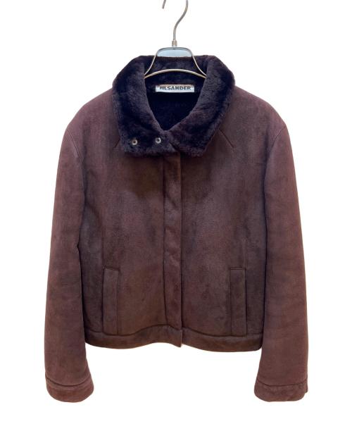 JIL SANDER（ジルサンダー）JIL SANDER (ジルサンダー) 裏ボアジャケット ブラウン サイズ:36の古着・服飾アイテム