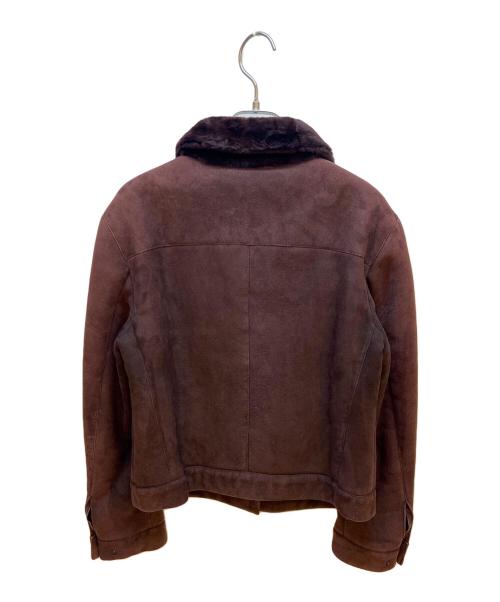 JIL SANDER（ジルサンダー）JIL SANDER (ジルサンダー) 裏ボアジャケット ブラウン サイズ:36の古着・服飾アイテム