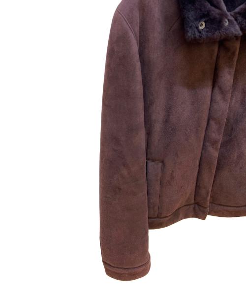 JIL SANDER（ジルサンダー）JIL SANDER (ジルサンダー) 裏ボアジャケット ブラウン サイズ:36の古着・服飾アイテム