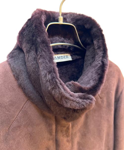 JIL SANDER（ジルサンダー）JIL SANDER (ジルサンダー) 裏ボアジャケット ブラウン サイズ:36の古着・服飾アイテム