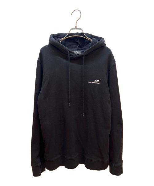 A.P.C.（アーペーセー）A.P.C. (アーペーセー) プルオーバーパーカー ブラック サイズ:Mの古着・服飾アイテム