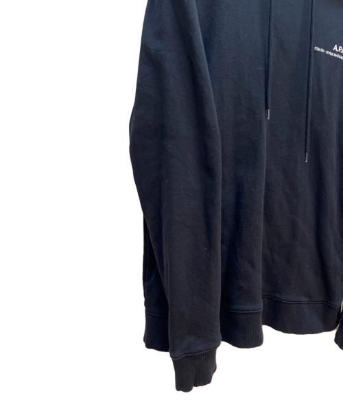 A.P.C.（アーペーセー）A.P.C. (アーペーセー) プルオーバーパーカー ブラック サイズ:Mの古着・服飾アイテム