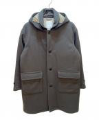 STILL BY HANDスティルバイハンド）の古着「メルトンフードコート」｜グリーン