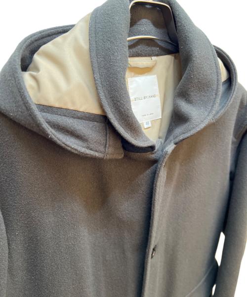 STILL BY HAND（スティルバイハンド）STILL BY HAND (スティルバイハンド) メルトンフードコート グリーン サイズ:48の古着・服飾アイテム