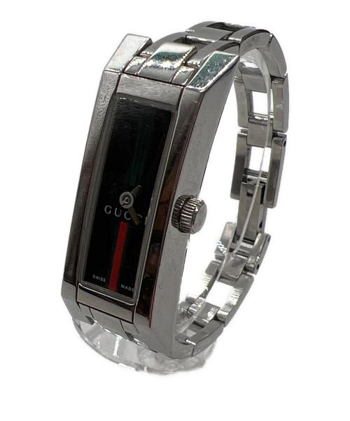 GUCCI（グッチ）GUCCI (グッチ) リストウォッチ ブラック×グリーンの古着・服飾アイテム
