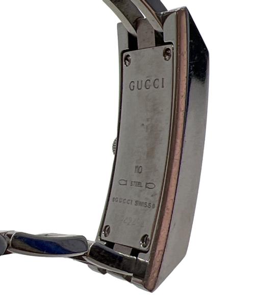 GUCCI（グッチ）GUCCI (グッチ) リストウォッチ ブラック×グリーンの古着・服飾アイテム