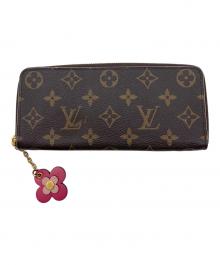 LOUIS VUITTON（ルイ ヴィトン）の古着「ラウンドファスナー財布」｜ブラウン