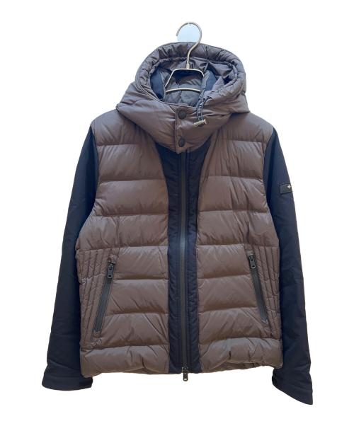 TATRAS（タトラス）TATRAS (タトラス) ダウンジャケット ブラウン×ブラック サイズ:Mの古着・服飾アイテム
