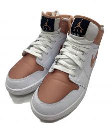 NIKE（ナイキ）の古着「Nike GS Air Jordan 1 Mid "White Rose Gold"」｜ホワイト