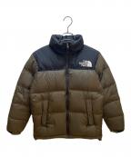 THE NORTH FACEザ ノース フェイス）の古着「ヌプシジャケット」｜オリーブ×ブラック