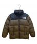 THE NORTH FACE（ザ ノース フェイス）の古着「ヌプシジャケット」｜オリーブ×ブラック