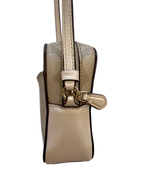 COACH（コーチ）COACH (コーチ) ショルダーバッグ/シグネチャー ベージュの古着・服飾アイテム