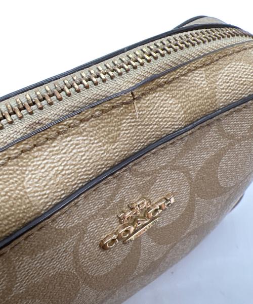 COACH（コーチ）COACH (コーチ) ショルダーバッグ/シグネチャー ベージュの古着・服飾アイテム