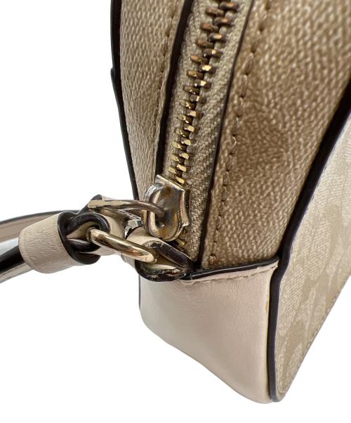 COACH（コーチ）COACH (コーチ) ショルダーバッグ/シグネチャー ベージュの古着・服飾アイテム