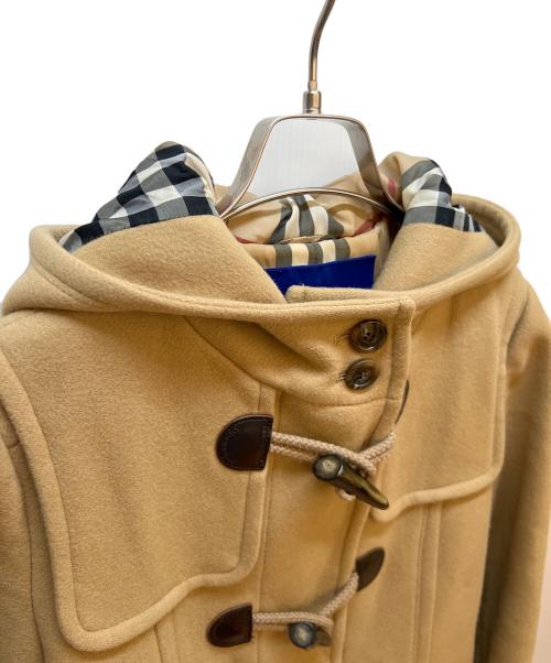 BURBERRY BLUE LABEL（バーバリーロンドンブルーレーベル）BURBERRY BLUE LABEL (バーバリーロンドンブルーレーベル) ダッフルコート ベージュ サイズ:40の古着・服飾アイテム