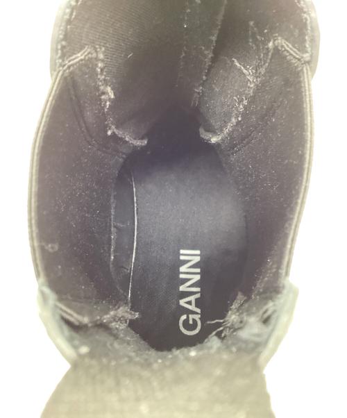 GANNI（ガニー）GANNI (ガニー) サイドゴアブーツ ブラック サイズ:37の古着・服飾アイテム