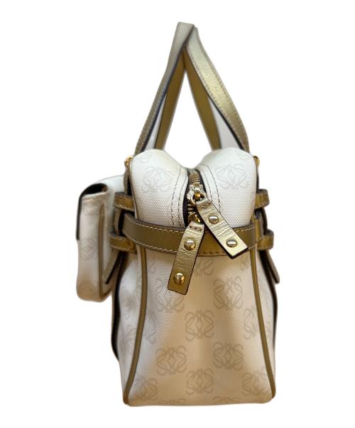 LOEWE（ロエベ）LOEWE (ロエベ) ハンドバッグ ホワイトの古着・服飾アイテム