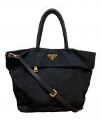 PRADAプラダ）の古着「2WAYバッグ」｜ブラック