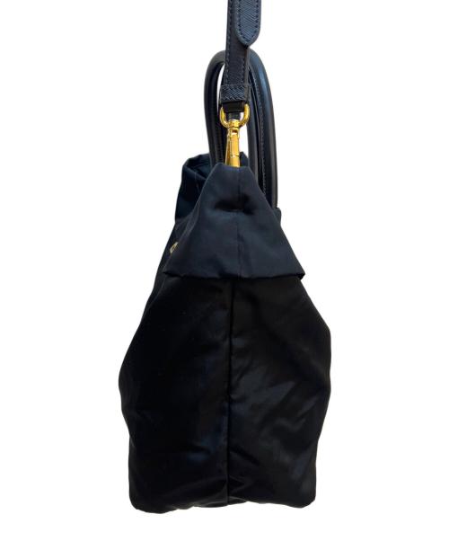 PRADA（プラダ）PRADA (プラダ) 2WAYバッグ ブラックの古着・服飾アイテム