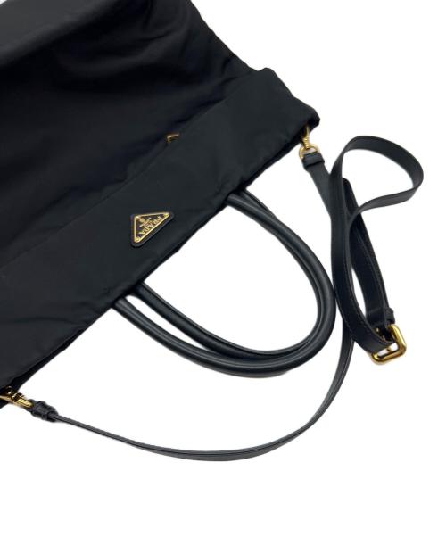 PRADA（プラダ）PRADA (プラダ) 2WAYバッグ ブラックの古着・服飾アイテム