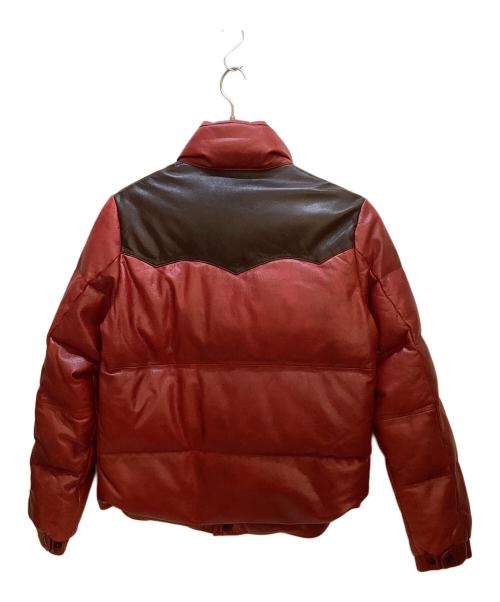 RIDING MASTER（ライディングマスター）RIDING MASTER (ライディングマスター) レザージャケット レッド サイズ:42の古着・服飾アイテム