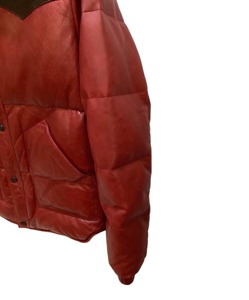 RIDING MASTER（ライディングマスター）RIDING MASTER (ライディングマスター) レザージャケット レッド サイズ:42の古着・服飾アイテム
