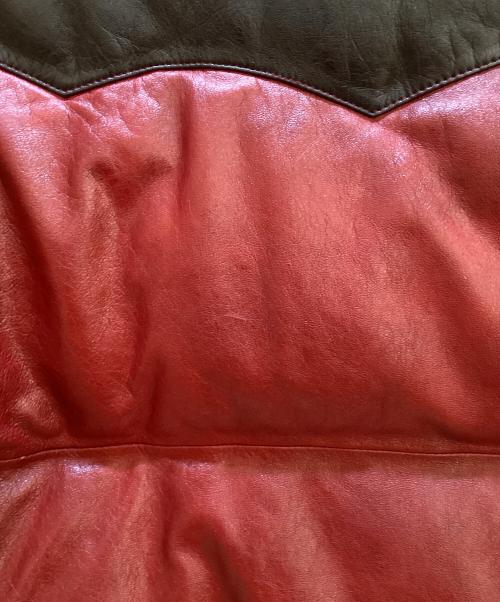 RIDING MASTER（ライディングマスター）RIDING MASTER (ライディングマスター) レザージャケット レッド サイズ:42の古着・服飾アイテム