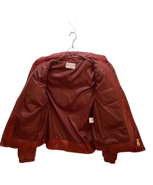 RIDING MASTER（ライディングマスター）RIDING MASTER (ライディングマスター) レザージャケット レッド サイズ:42の古着・服飾アイテム