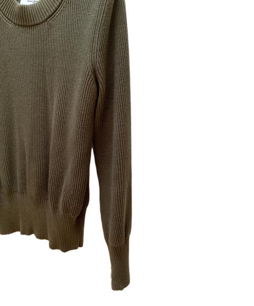 MM6 Maison Margiela（エムエムシックスメゾンマルジェラ）MM6 Maison Margiela (エムエムシックスメゾンマルジェラ) 厚手ニット オリーブ サイズ:Sの古着・服飾アイテム