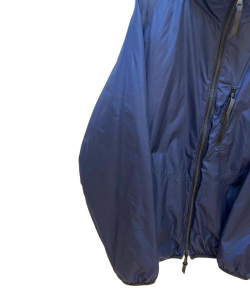 PWA（プア）PWA (プア) 中綿ジャケット パープル×ネイビー サイズ:Lの古着・服飾アイテム