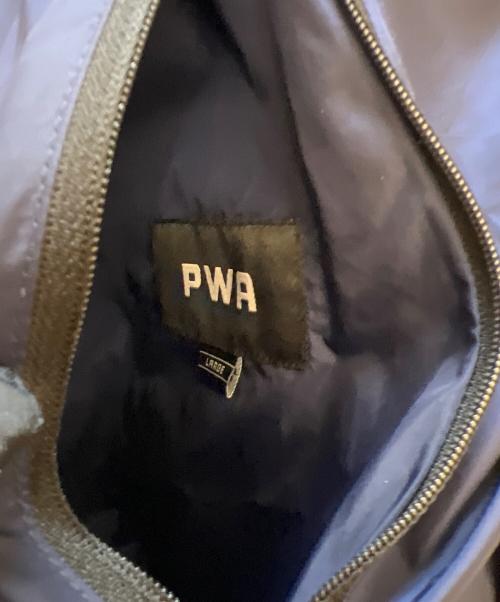 PWA（プア）PWA (プア) 中綿ジャケット パープル×ネイビー サイズ:Lの古着・服飾アイテム