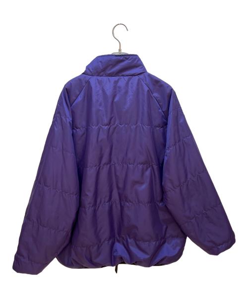 PWA（プア）PWA (プア) 中綿ジャケット パープル×ネイビー サイズ:Lの古着・服飾アイテム