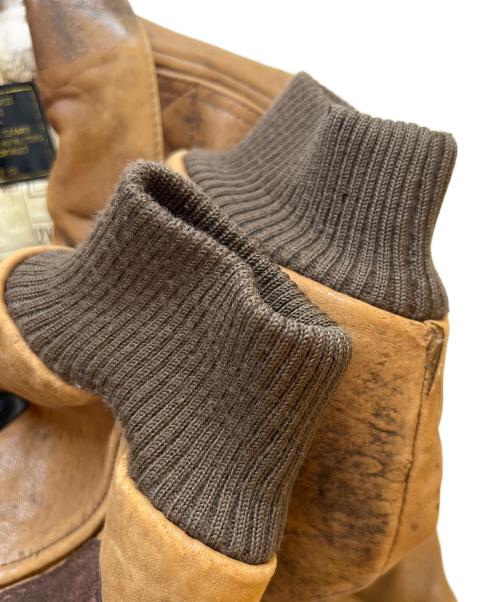 G-Ⅲ（ジースリー）G-Ⅲ (ジースリー) レザーフライトジャケット キャメル サイズ:無の古着・服飾アイテム