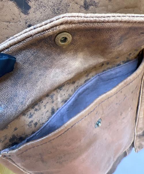 G-Ⅲ（ジースリー）G-Ⅲ (ジースリー) レザーフライトジャケット キャメル サイズ:無の古着・服飾アイテム