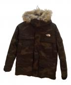 THE NORTH FACEザ ノース フェイス）の古着「ダウンジャケット」｜カーキ×ブラック