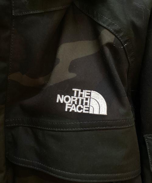 THE NORTH FACE（ザ ノース フェイス）THE NORTH FACE (ザ ノース フェイス) ダウンジャケット カーキ×ブラック サイズ:XLの古着・服飾アイテム