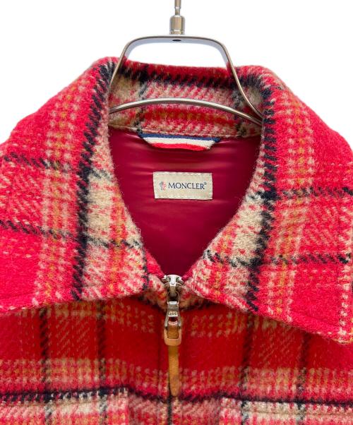 MONCLER（モンクレール）MONCLER (モンクレール) ウールジャケット レッド サイズ:Ｓの古着・服飾アイテム