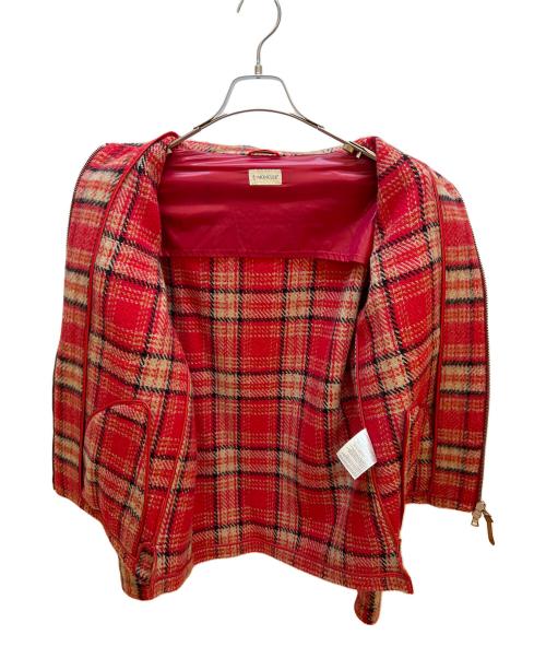 MONCLER（モンクレール）MONCLER (モンクレール) ウールジャケット レッド サイズ:Ｓの古着・服飾アイテム