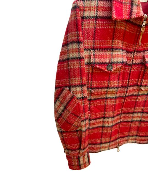 MONCLER（モンクレール）MONCLER (モンクレール) ウールジャケット レッド サイズ:Ｓの古着・服飾アイテム