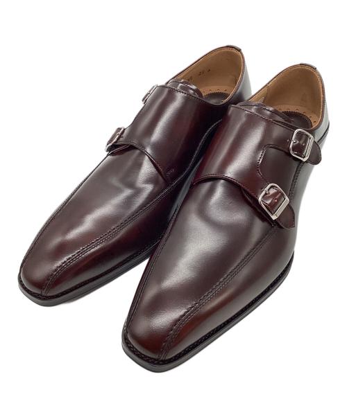 REGAL（リーガル）REGAL (リーガル) モンクストラップシューズ ブラウン サイズ:25 未使用品の古着・服飾アイテム